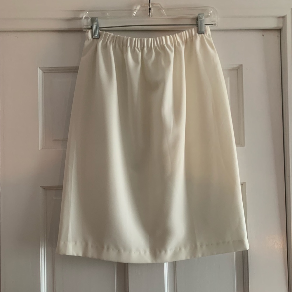 Cream colored Aline Skirt